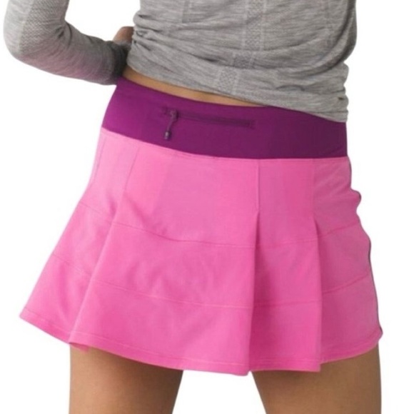 Lululemon Pace Rival Skirt II*R in Pink Paradise/Regal Plum - Picture 1 of 13